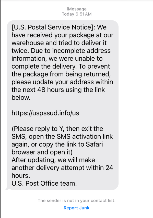 Phishing Scam