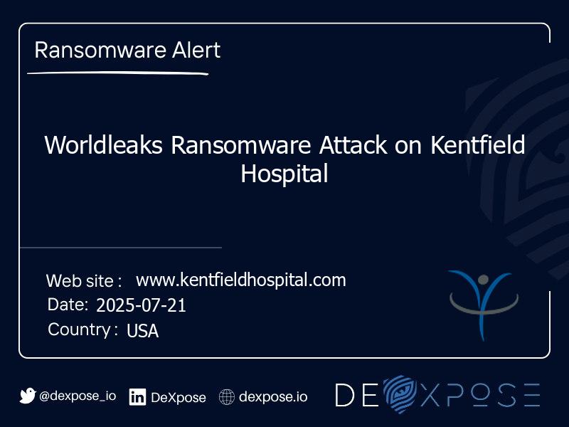 Worldleaks Ransomware Attack on Kentfield Hospital
