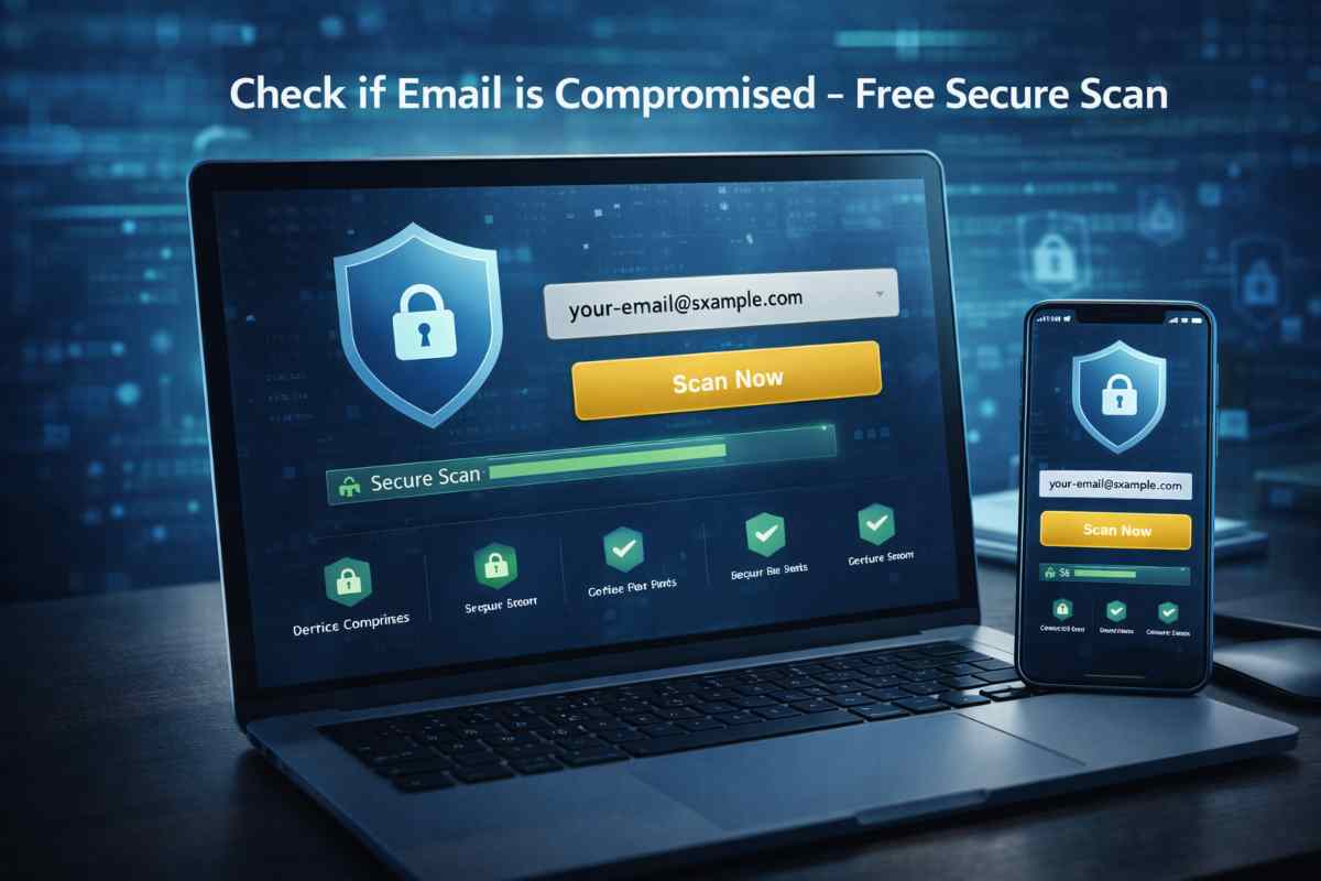 Secure email scan to detect breaches instantly