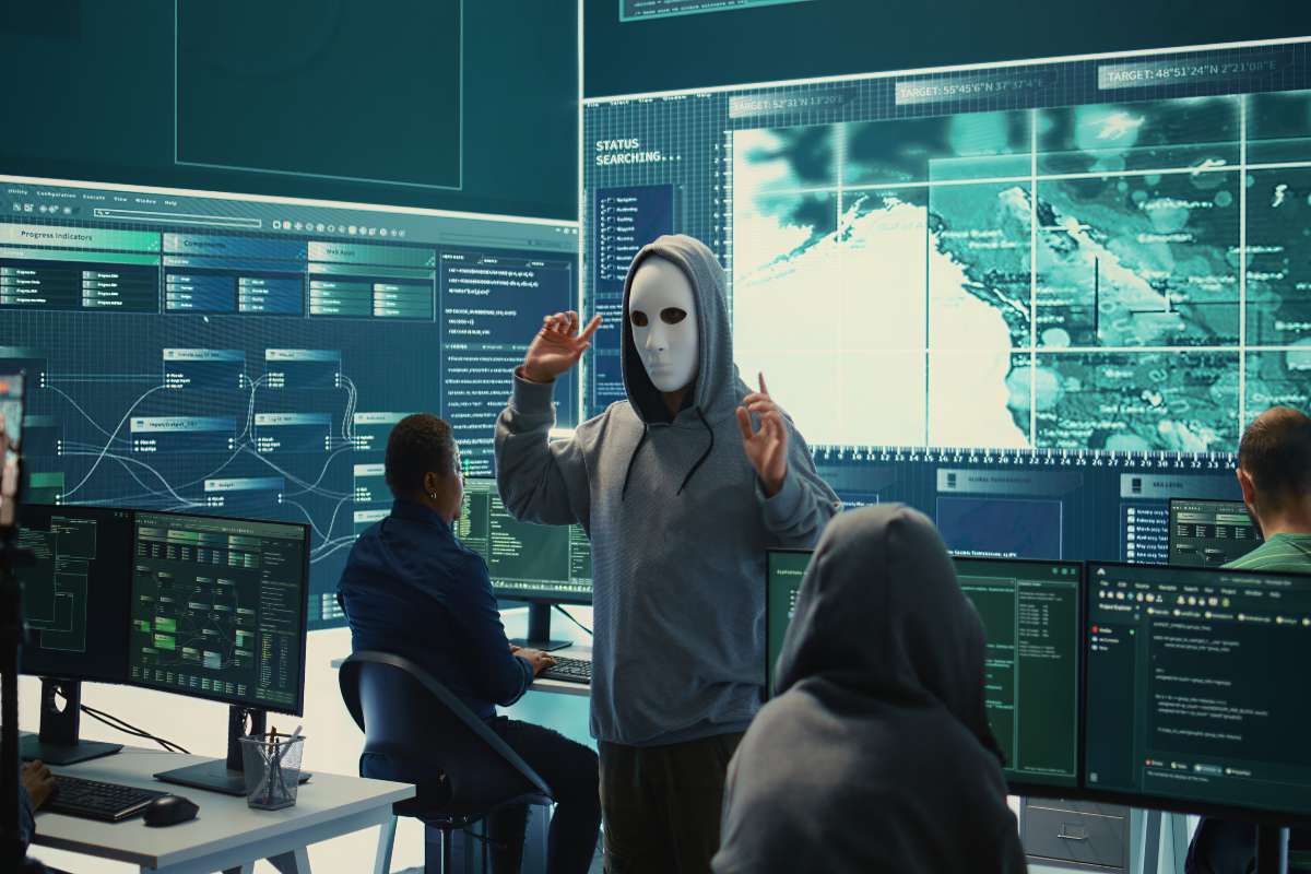 Mobile user reviewing suspicious SMS