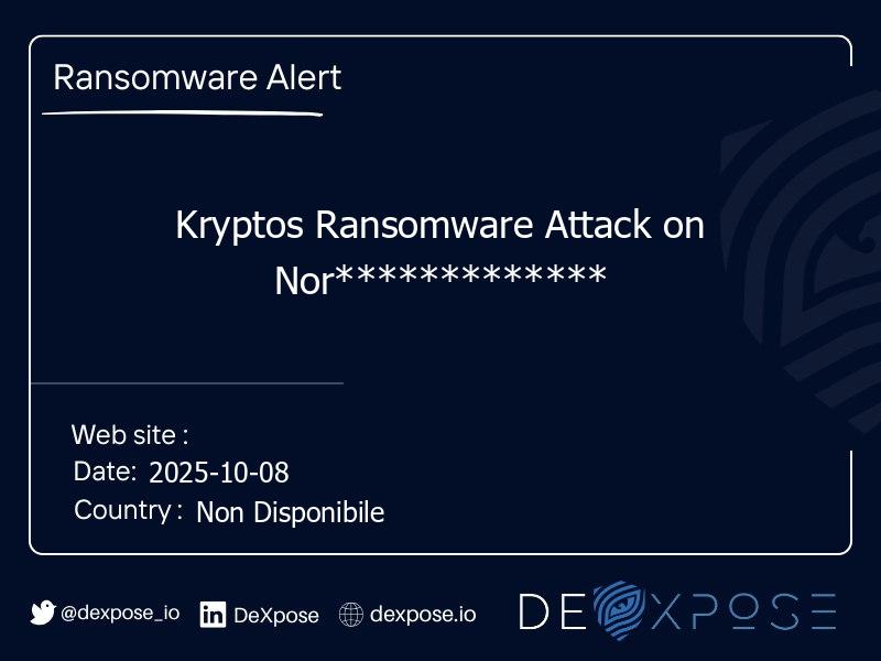Kryptos Ransomware Attack on Nor*************
