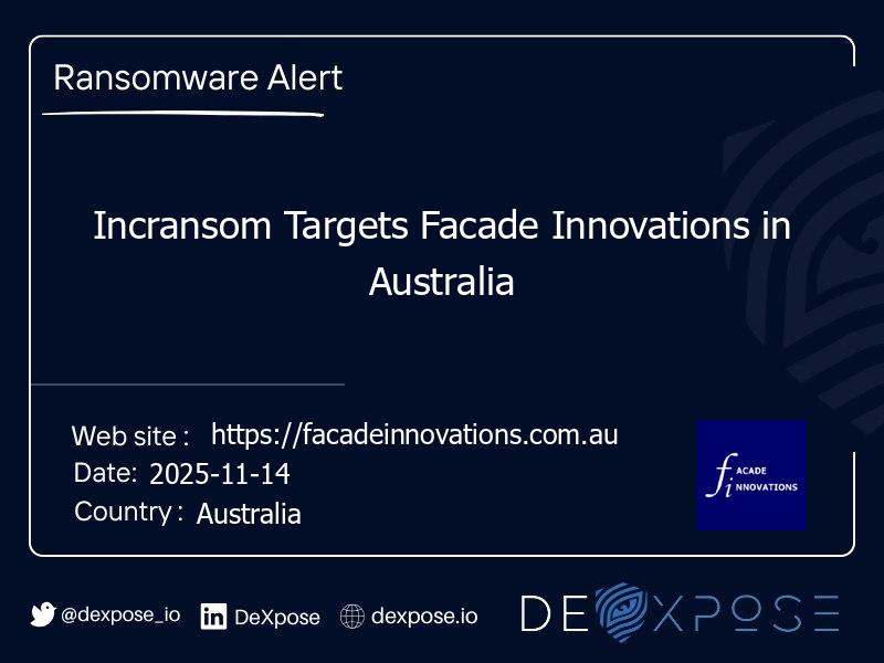 Incransom Targets Facade Innovations in Australia