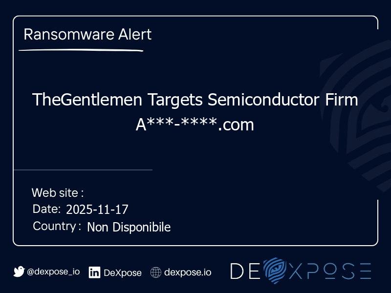 TheGentlemen Targets Semiconductor Firm A***-****.com