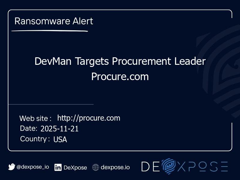 DevMan Targets Procurement Leader Procure.com
