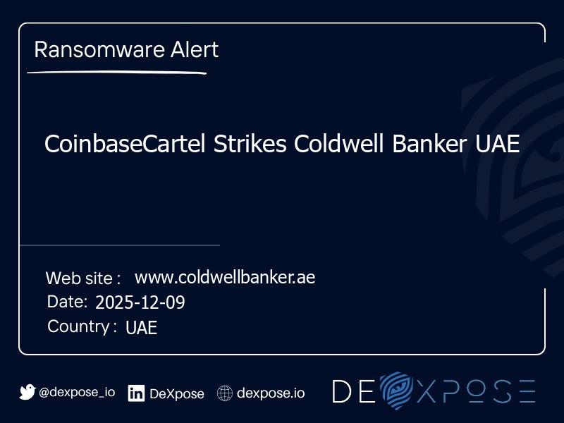 CoinbaseCartel Strikes Coldwell Banker UAE