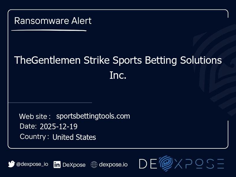TheGentlemen Strike Sports Betting Solutions Inc.