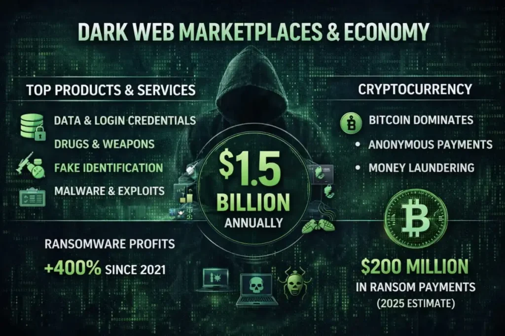 Dark Web Marketplaces and Economy