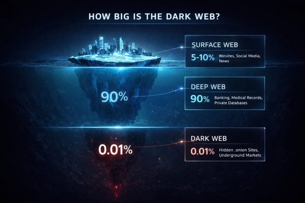 How Big Is the Dark Web