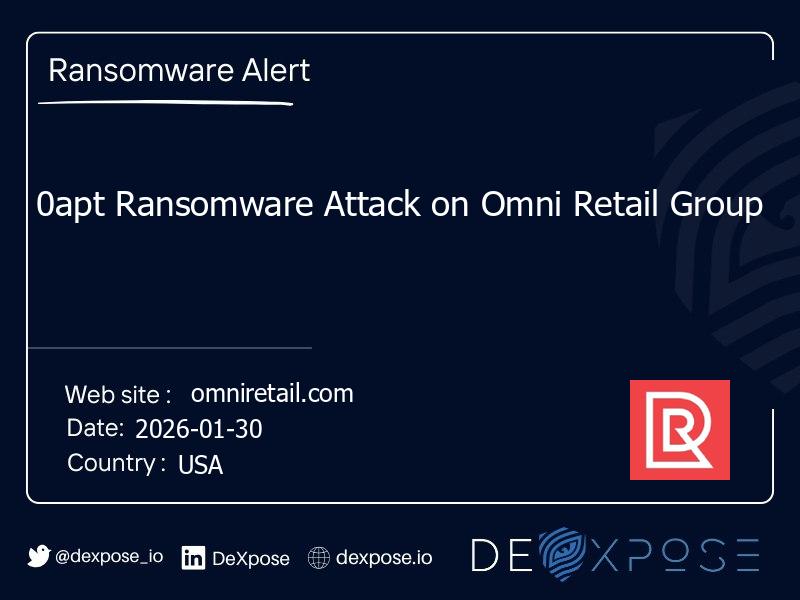 0apt Ransomware Attack on Omni Retail Group