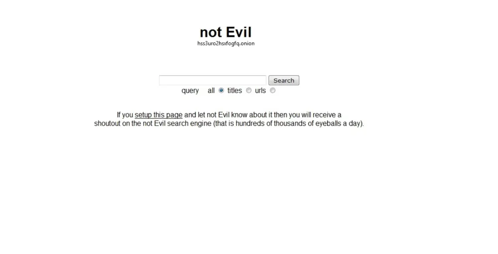 Not Evil