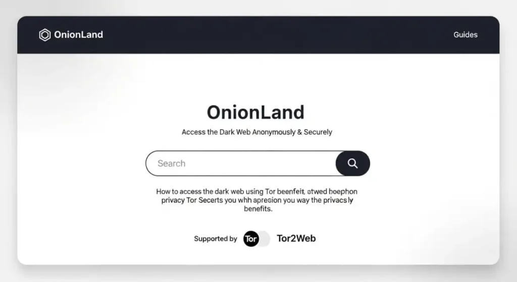 OnionLand Dark Web Search Engine