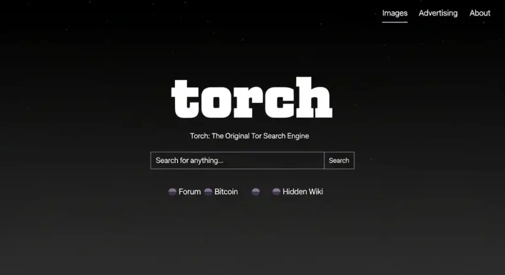 Torch Dark Web Search Engine