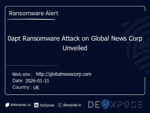0apt Ransomware Attack on Global News Corp Unveiled - DeXpose