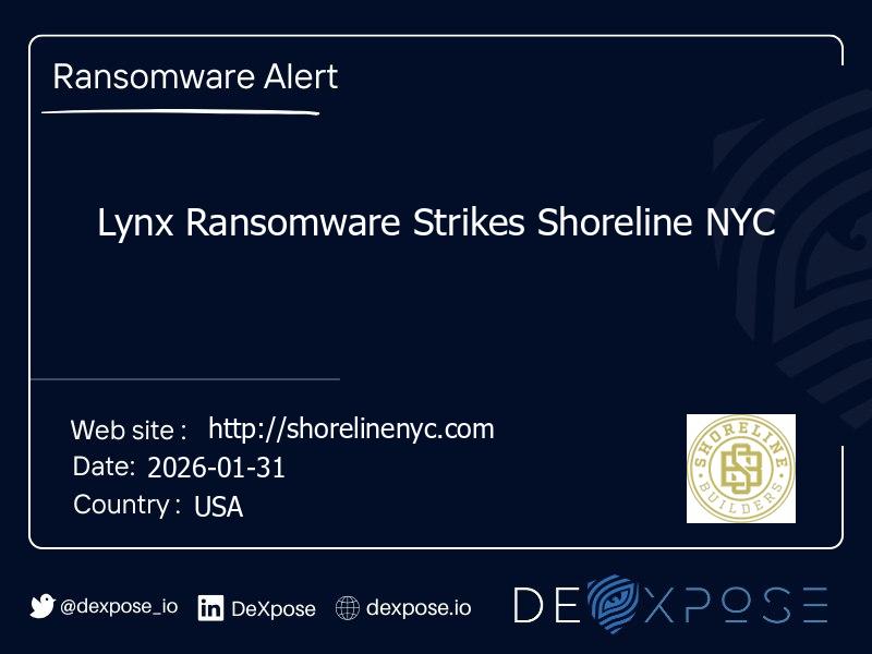 Lynx Ransomware Strikes Shoreline NYC