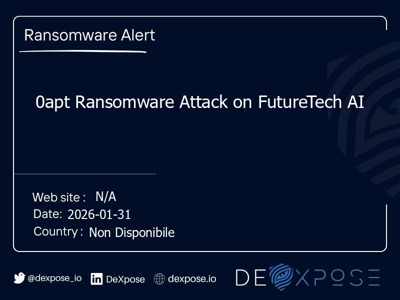 0apt Ransomware Attack on FutureTech AI