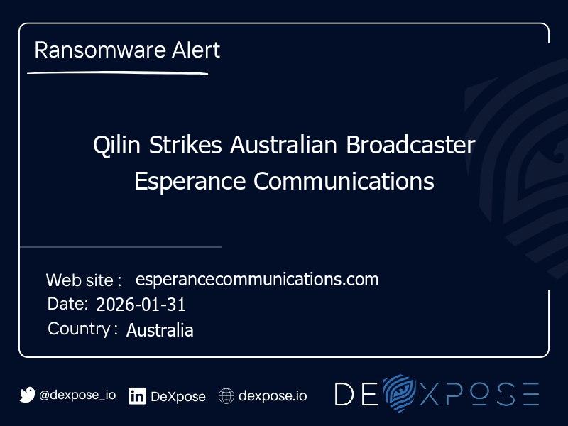 Qilin Strikes Australian Broadcaster Esperance Communications