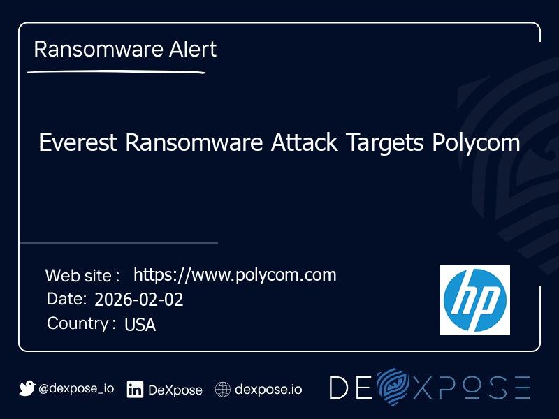 Everest Ransomware Attack Targets Polycom