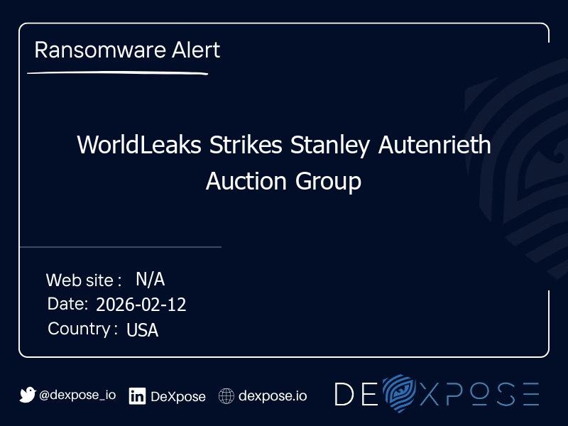 WorldLeaks Strikes Stanley Autenrieth Auction Group