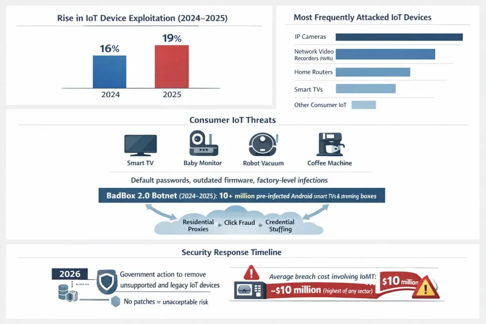 Most Targeted IoT Devices