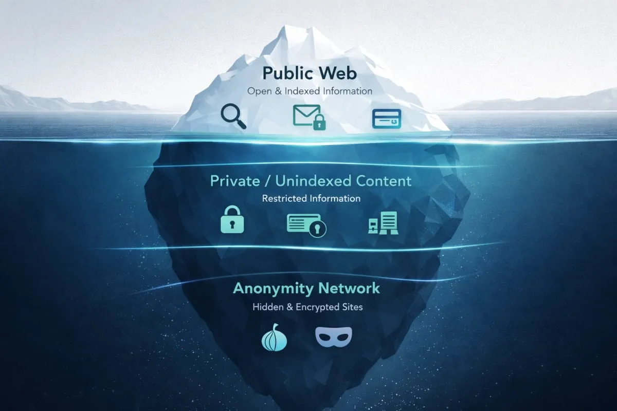 deep web vs dark web