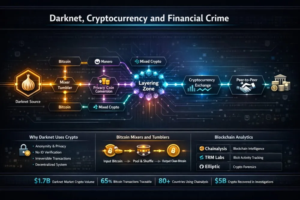 Darknet, Cryptocurrency, and Financial Crime