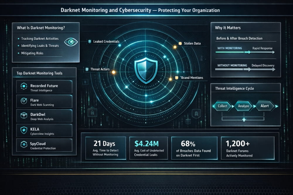 Darknet Monitoring and Cybersecurity