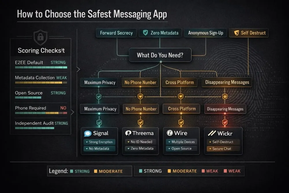 How to Choose the Safest Messaging App for Your Needs