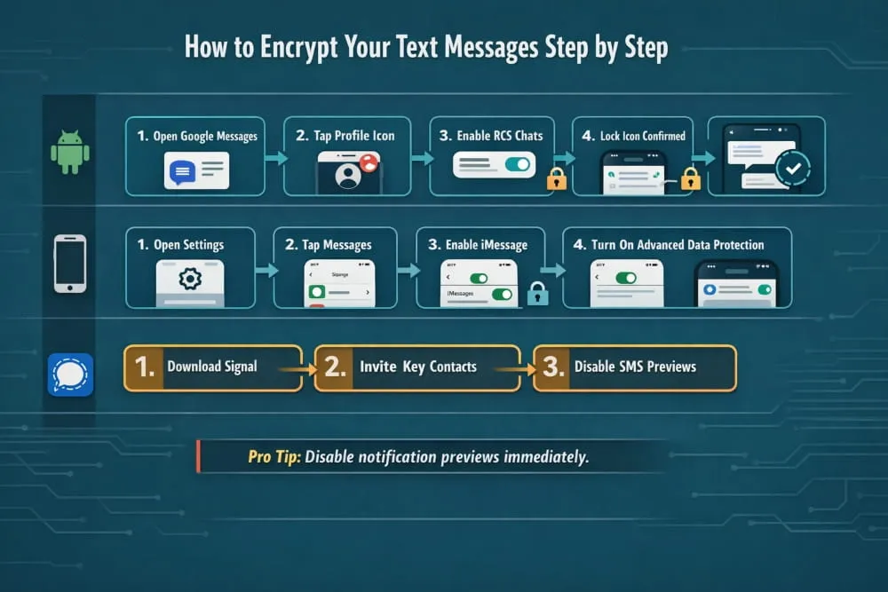 How to Encrypt Your Text Messages