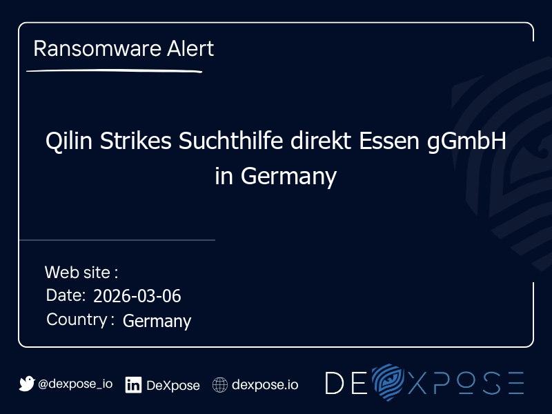 Qilin Strikes Suchthilfe direkt Essen gGmbH in Germany