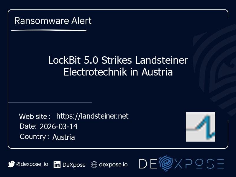 LockBit 5.0 Strikes Landsteiner Electrotechnik in Austria