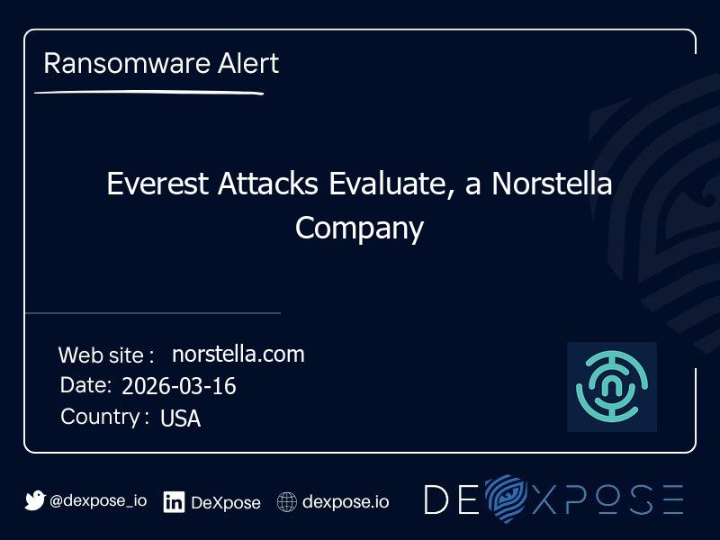 Everest Attacks Evaluate, a Norstella Company
