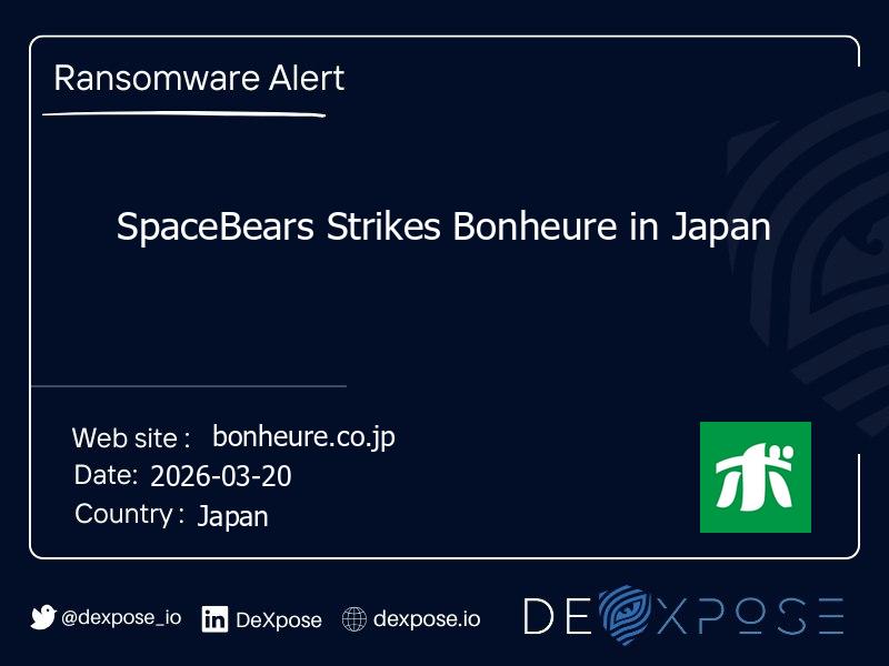 SpaceBears Strikes Bonheure in Japan
