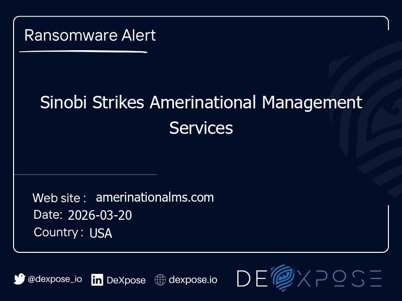 Sinobi Strikes Amerinational Management Services