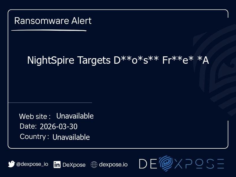 NightSpire Targets D**o*s** Fr**e* *A