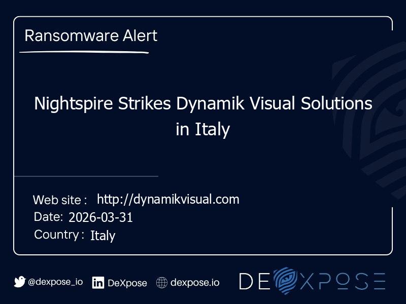 Nightspire Strikes Dynamik Visual Solutions in Italy