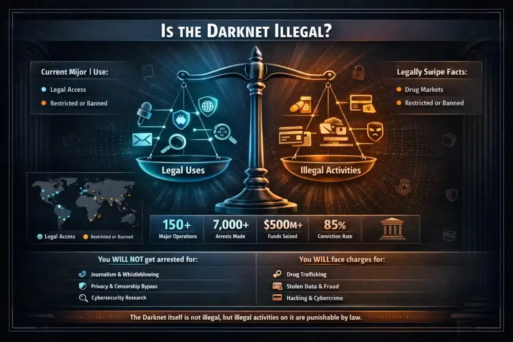 Is the Darknet Illegal