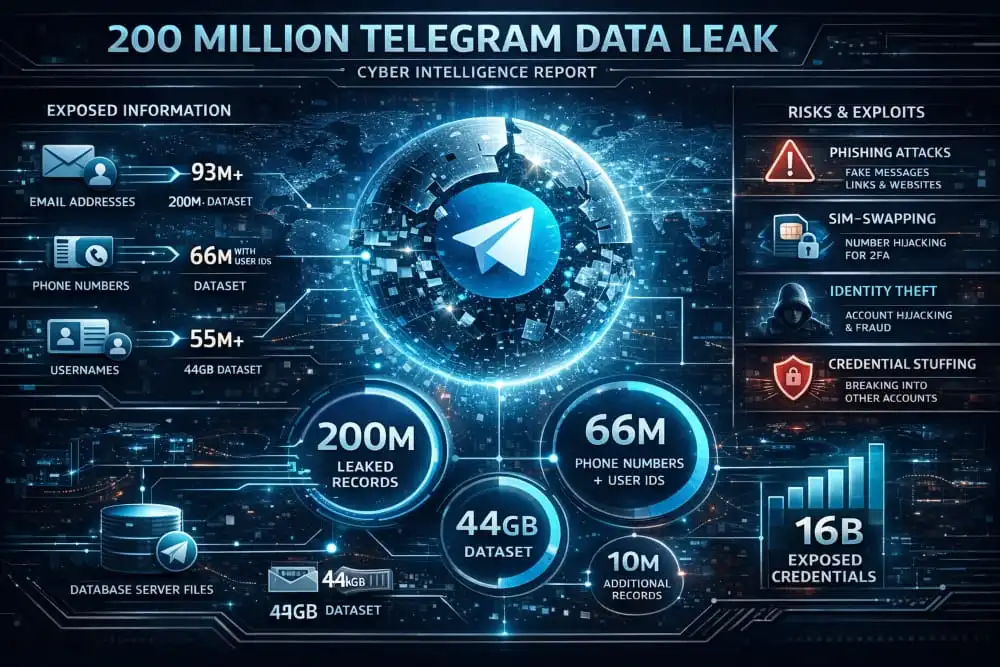 Telegram Leaks 200M Records