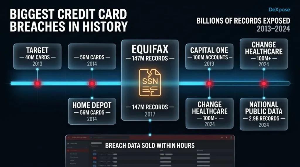 Biggest Credit Card Breaches