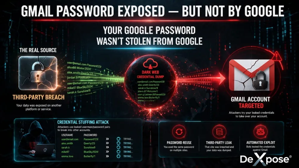 Gmail Password Exposed, But Not by Google