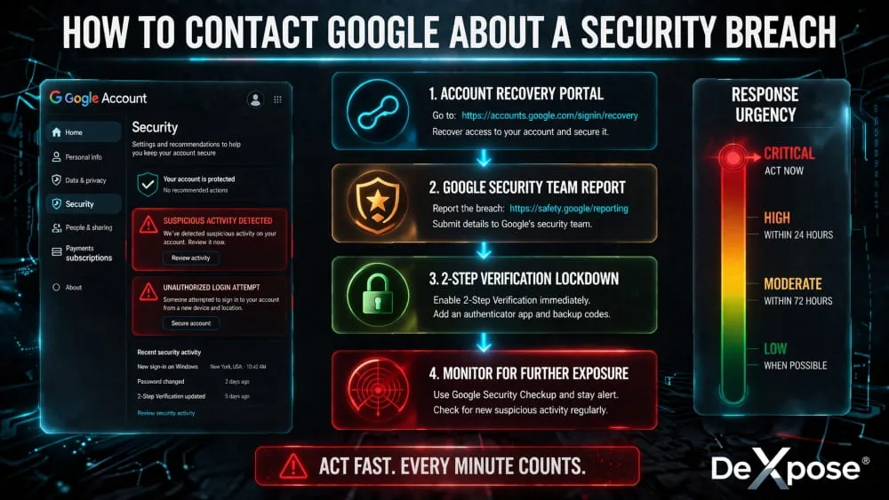 How to Contact Google About a Security Breach
