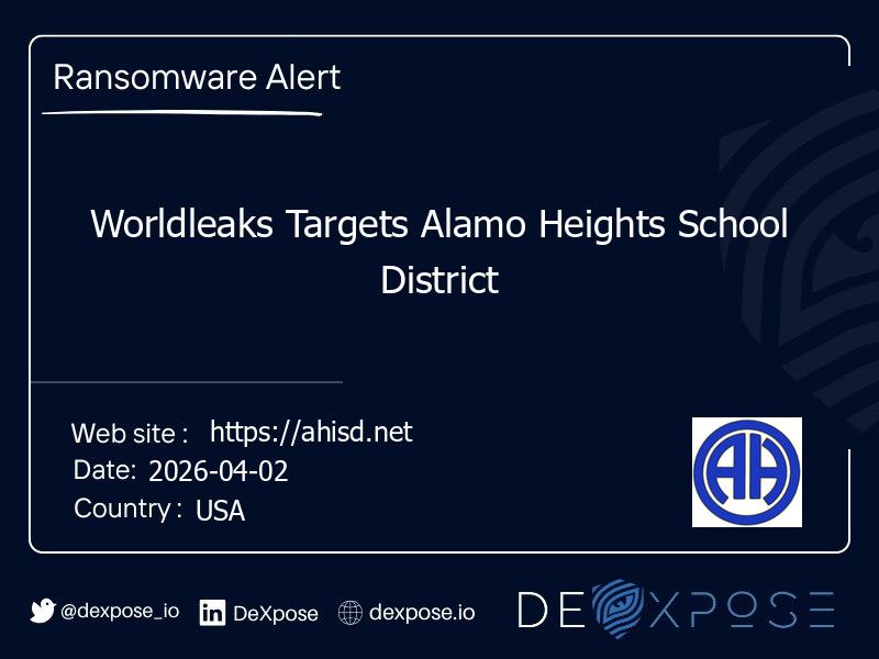 Worldleaks Targets Alamo Heights School District
