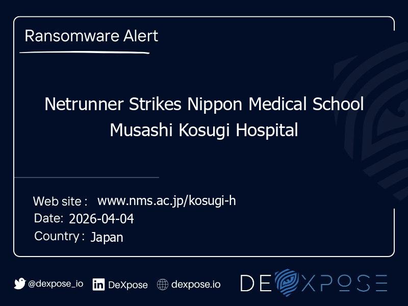 Netrunner Strikes Nippon Medical School Musashi Kosugi Hospital