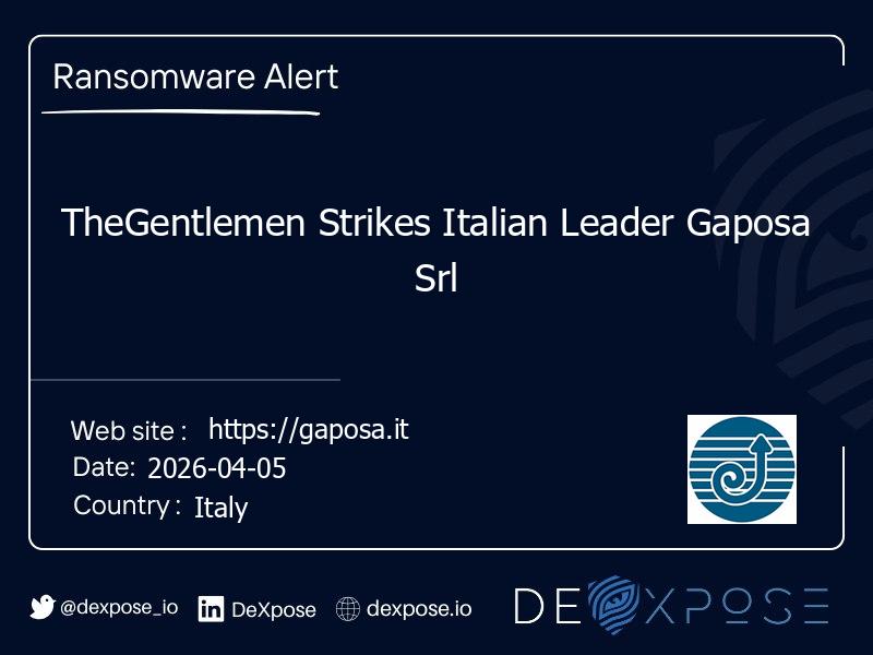 TheGentlemen Strikes Italian Leader Gaposa Srl
