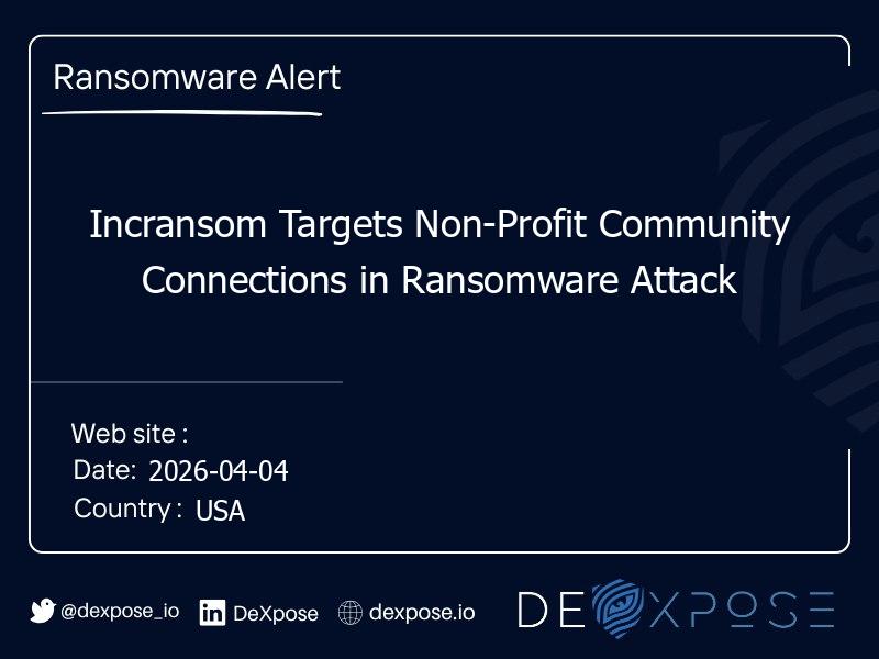 Incransom Targets Non-Profit Community Connections in Ransomware Attack