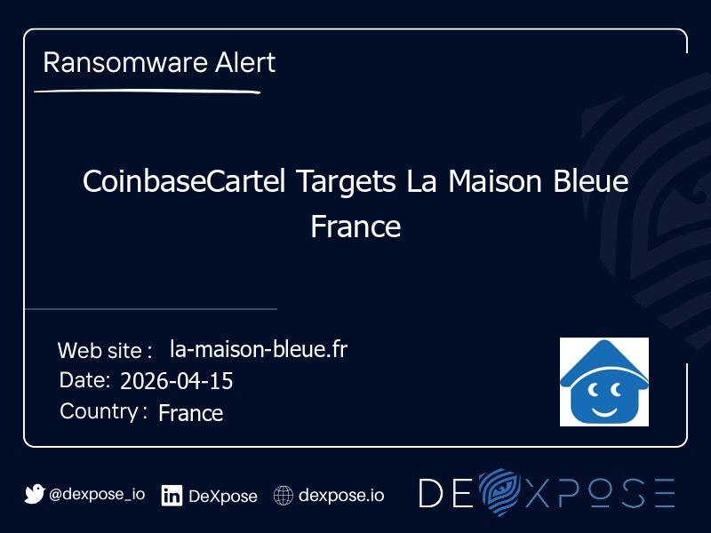 CoinbaseCartel Targets La Maison Bleue France