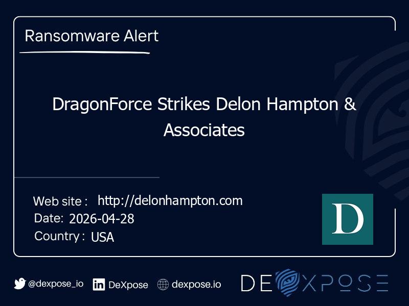 DragonForce Strikes Delon Hampton & Associates