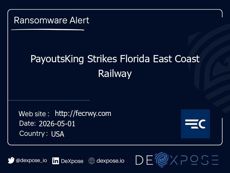 PayoutsKing Strikes Florida East Coast Railway