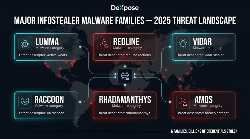 Major Infostealer Malware Families