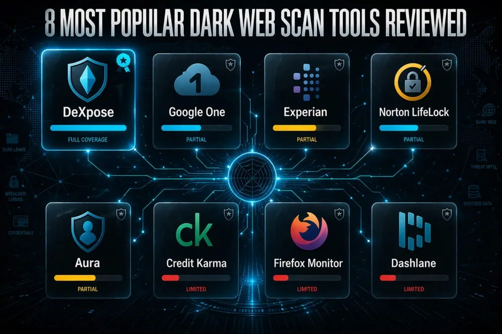 Most Popular Dark Web Scan Tools