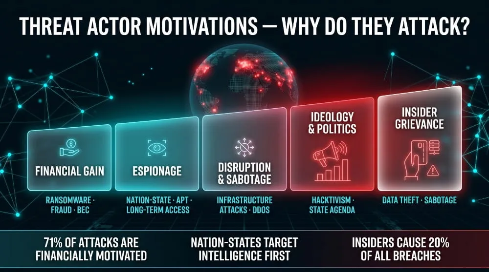 Threat Actor Motivations
